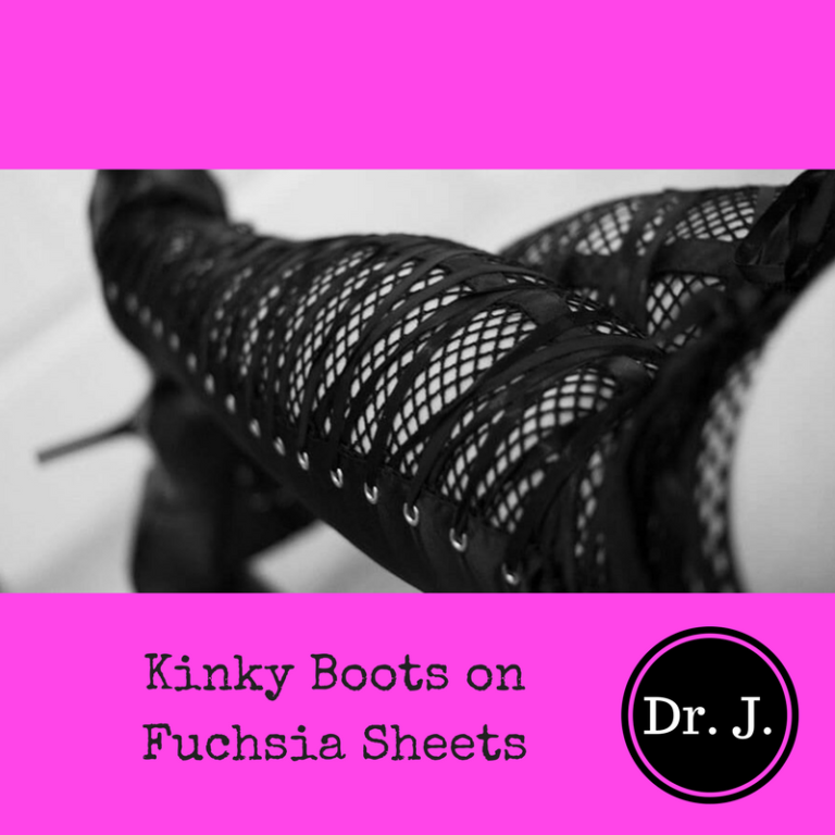 Kinky Boots on Fuchsia Sheets