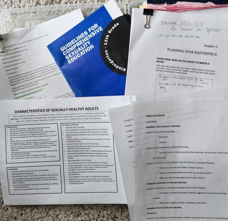 How I Jumped into Nonfiction: The Fiction Writer’s Sexuality Guide